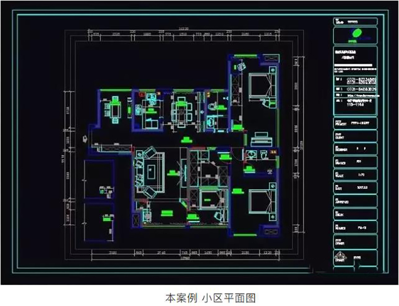 采暖施工平面图